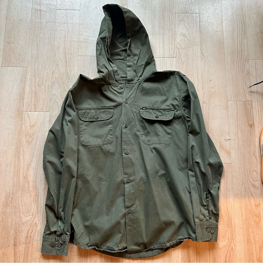 Obey Hooded Overshirt